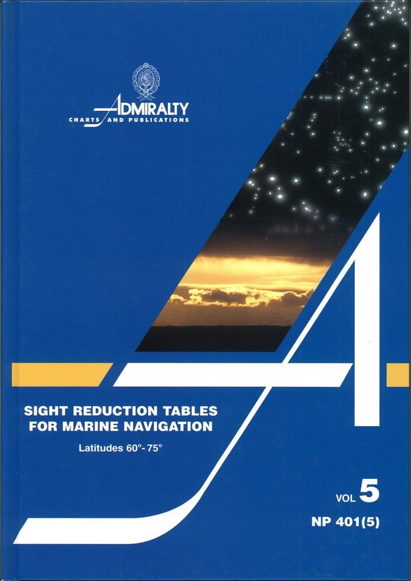 Admiralty Sight Reduction Tables, NP 401 (5)