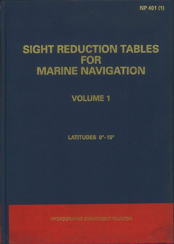 Admiralty Sight Reduction Tables, NP 401 (1), vanhempi painos
