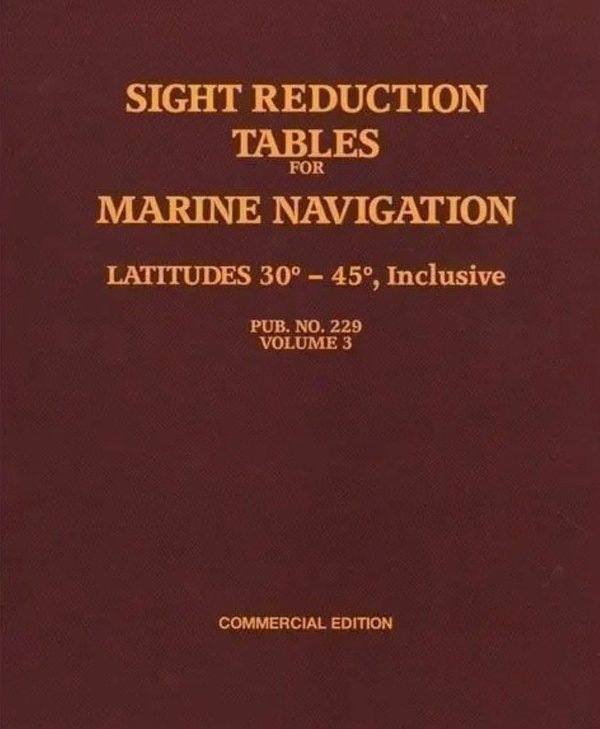 Sight reduction tables for marine navigation, vol 3